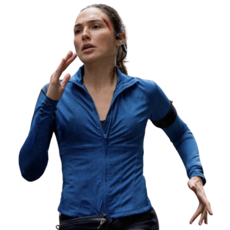 Gal Gadot The Runner 2026 Blue Jacket