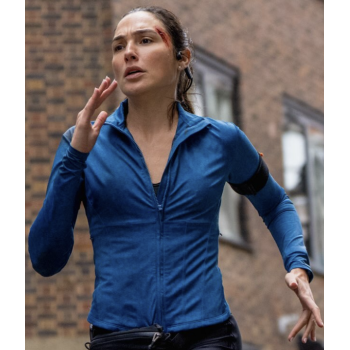Gal Gadot The Runner 2026 Blue Jacket