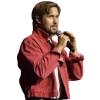 Ghost Rider Ryan Gosling Red Denim jacket