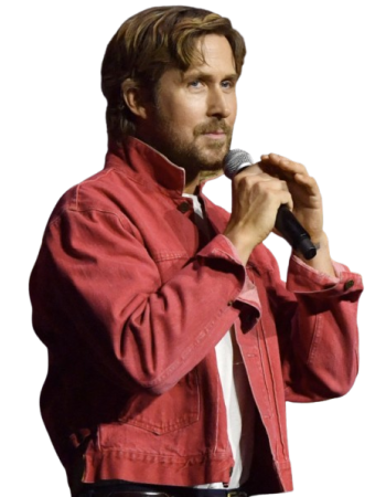 Ghost Rider Ryan Gosling Red Denim jacket