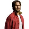 Ghost Rider Ryan Gosling Red Denim jacket