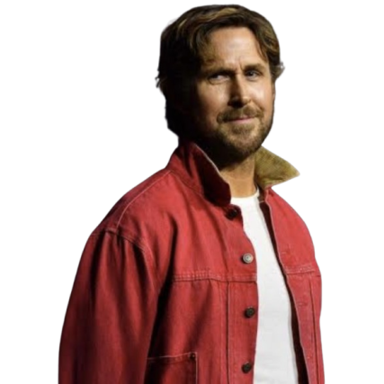 Ghost Rider Ryan Gosling Red Denim jacket