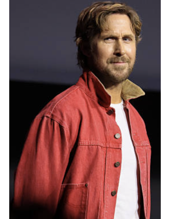 Ghost Rider Ryan Gosling Red Denim jacket