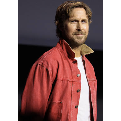 Ghost Rider Ryan Gosling Red Denim jacket