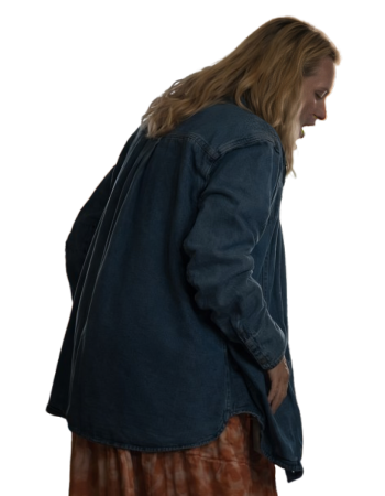Imperfect Women Elisabeth Moss Denim Jacket
