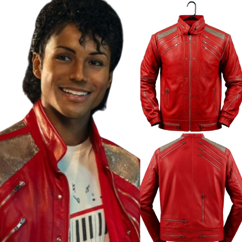 Jaafar Jackson Michael Red Jacket