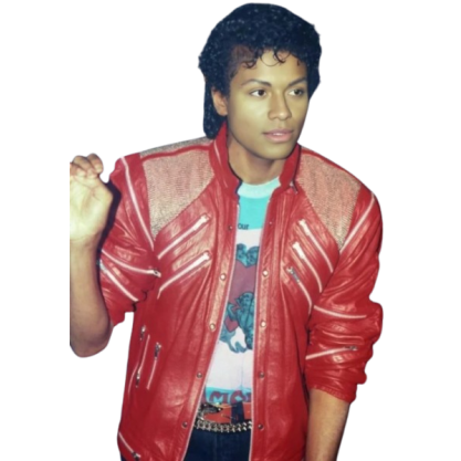 Jaafar Jackson Michael Red Jacket