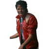 Jaafar Jackson Michael Red Jacket