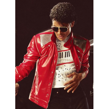 Jaafar Jackson Michael Red Jacket