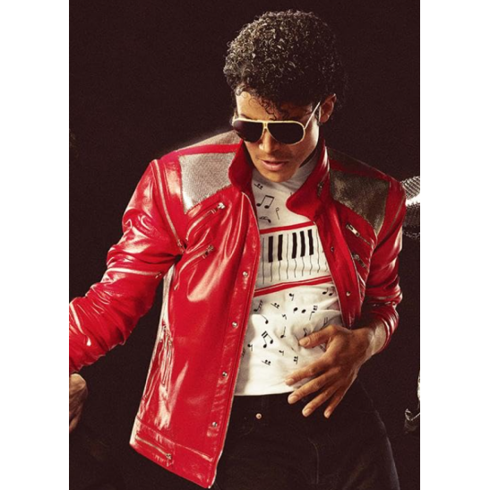 Jaafar Jackson Michael Red Jacket