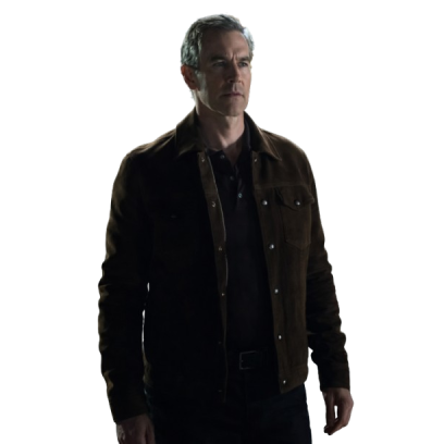 James Van Der Beek The Gates Suede Jacket
