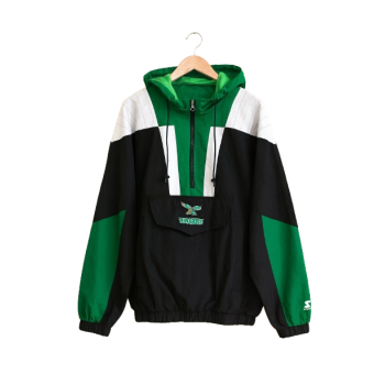 Jason Kelce Eagles Starter New Heights Show Jacket