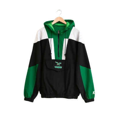 Jason Kelce Eagles Starter New Heights Show Jacket