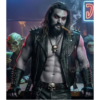 Jason Momoa Supergirl Lobo Vest