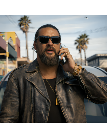 Jason Momoa The Wrecking Crew Leather Jacket