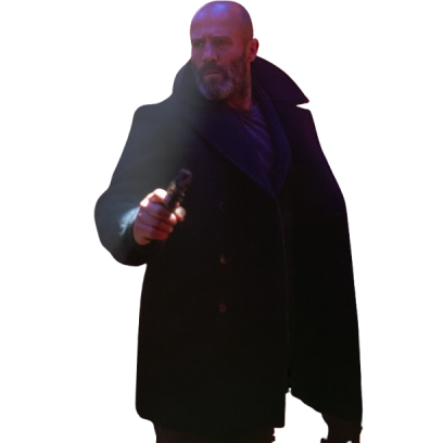 Jason Statham Shelter Michael Mason Black Coat