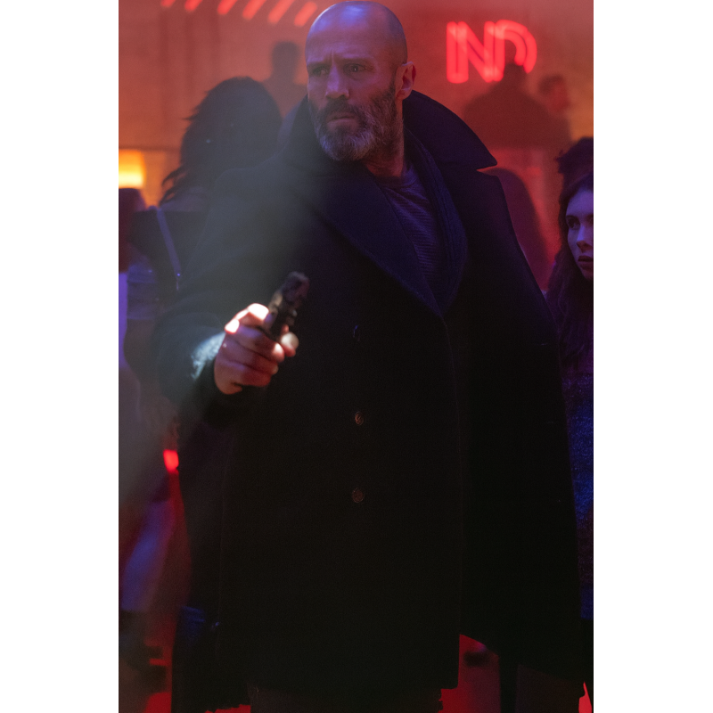 Jason Statham Shelter Michael Mason Black Coat