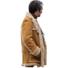 Jay Duplass I Play Rocky Suede Shearling Leather Jacket