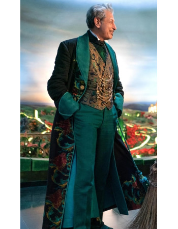 Jeff Goldblum Wicked For Good Floral Coat