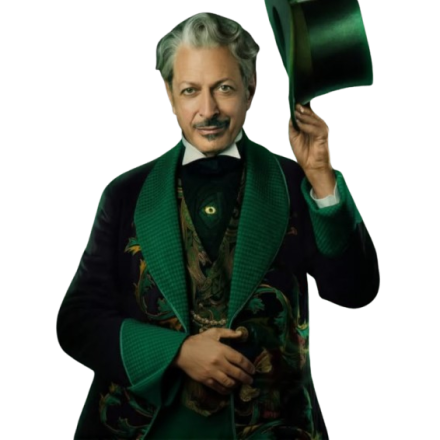 Jeff Goldblum Wicked For Good Floral Coat