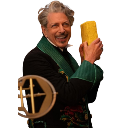 Jeff Goldblum Wicked For Good Floral Coat