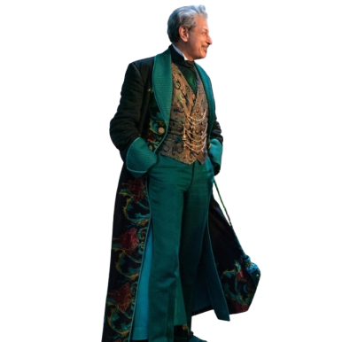 Jeff Goldblum Wicked For Good Floral Coat