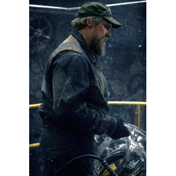 Jim Hopper Stranger Things S05 Black Leather Jacket