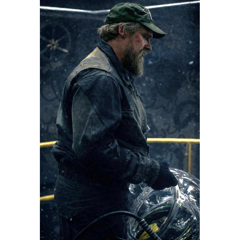 Jim Hopper Stranger Things S05 Black Leather Jacket