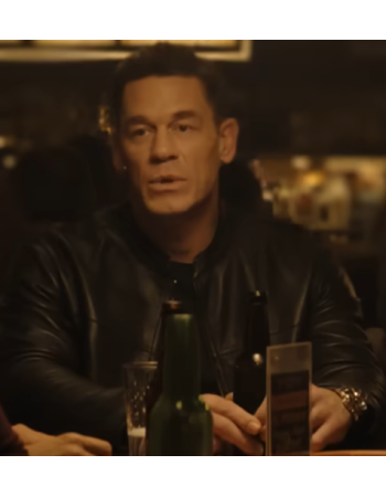 John Cena Matchbox the Movie Sena Black Leather Jacket