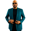John Travolta The Gentleman Thief Green Coat
