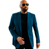 John Travolta The Gentleman Thief Green Coat