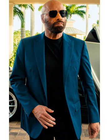 John Travolta The Gentleman Thief Green Coat