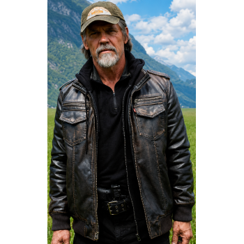 Josh Brolin The Dog Stars Leather Jacket