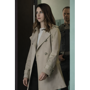 Kayla Craig Cross Beige Trench Coat