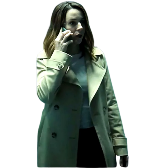 Kayla Craig Cross Beige Trench Coat