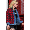 Kristen Stewart The Wrong Girls Plaid Denim Jacket