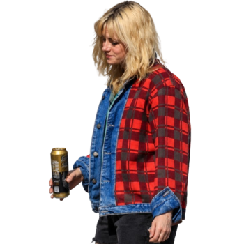 Kristen Stewart The Wrong Girls Plaid Denim Jacket