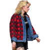 Kristen Stewart The Wrong Girls Plaid Denim Jacket