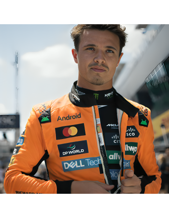 Lando Norris F1 Orange McLaren Jacket