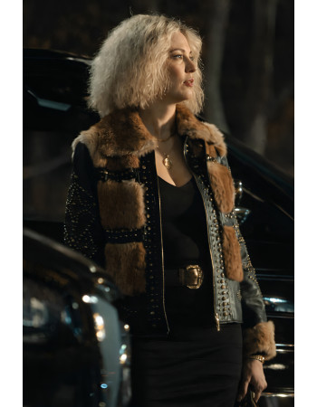 Leonor Watling Salvador Carla Studded Leather Jacket