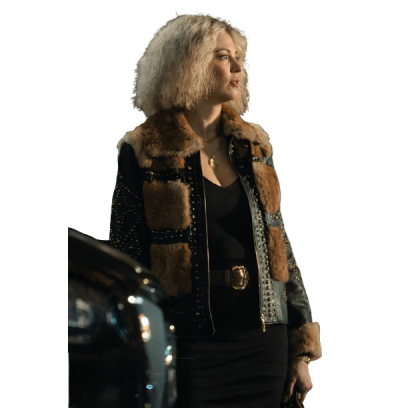 Leonor Watling Salvador Carla Studded Leather Jacket