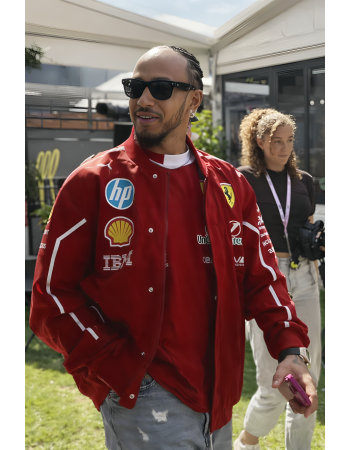Lewis Hamilton F1 Drive to Survive Ferrari Jacket