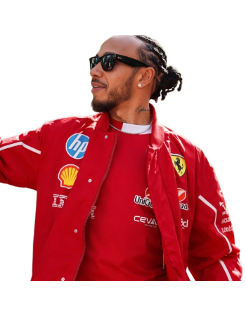 Lewis Hamilton F1 Drive to Survive Ferrari Jacket