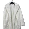 Long White Faux Fur Coat