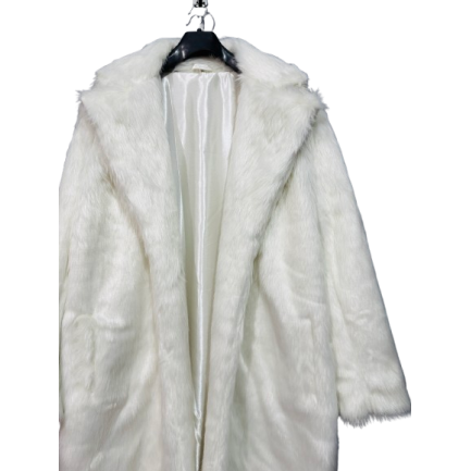 Long White Faux Fur Coat