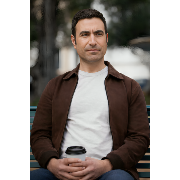 Louis Wilson Shrinking S03 Brown Shacket