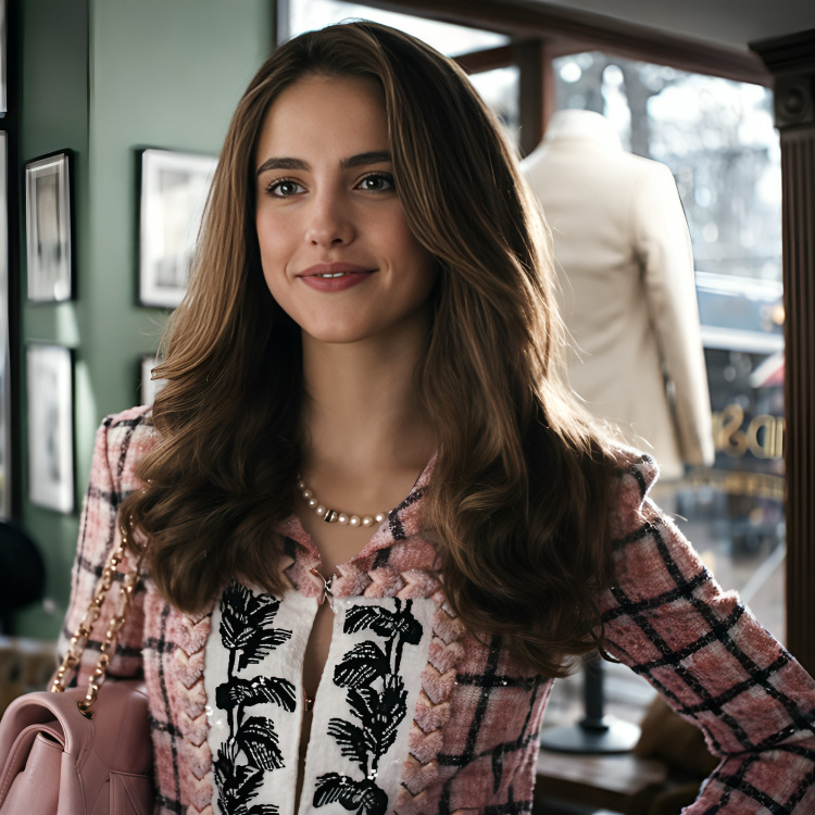 Margaret Qualley How to Make a Killing Coat