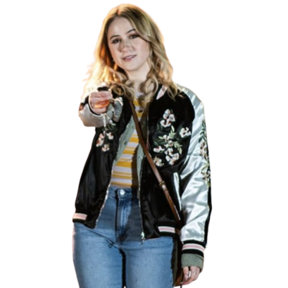 Maria Bakalova All Night Wrong Floral Jacket