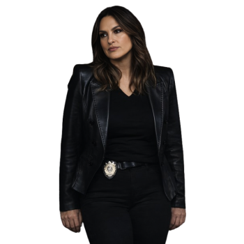 Mariska Hargitay Law and Order SVU Leather Coat