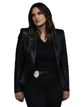 Mariska Hargitay Law and Order SVU Leather Coat